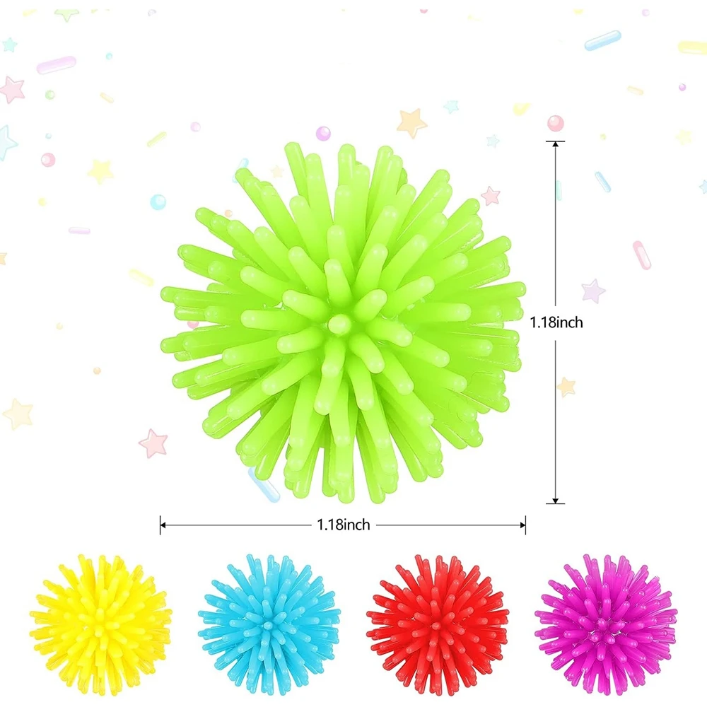 10/30PCS for Kids Boys Girls Adults Random 1.18in Mini Stress Soft Fidget Sensory Balls Toys Multi Color Birthday Party Favors