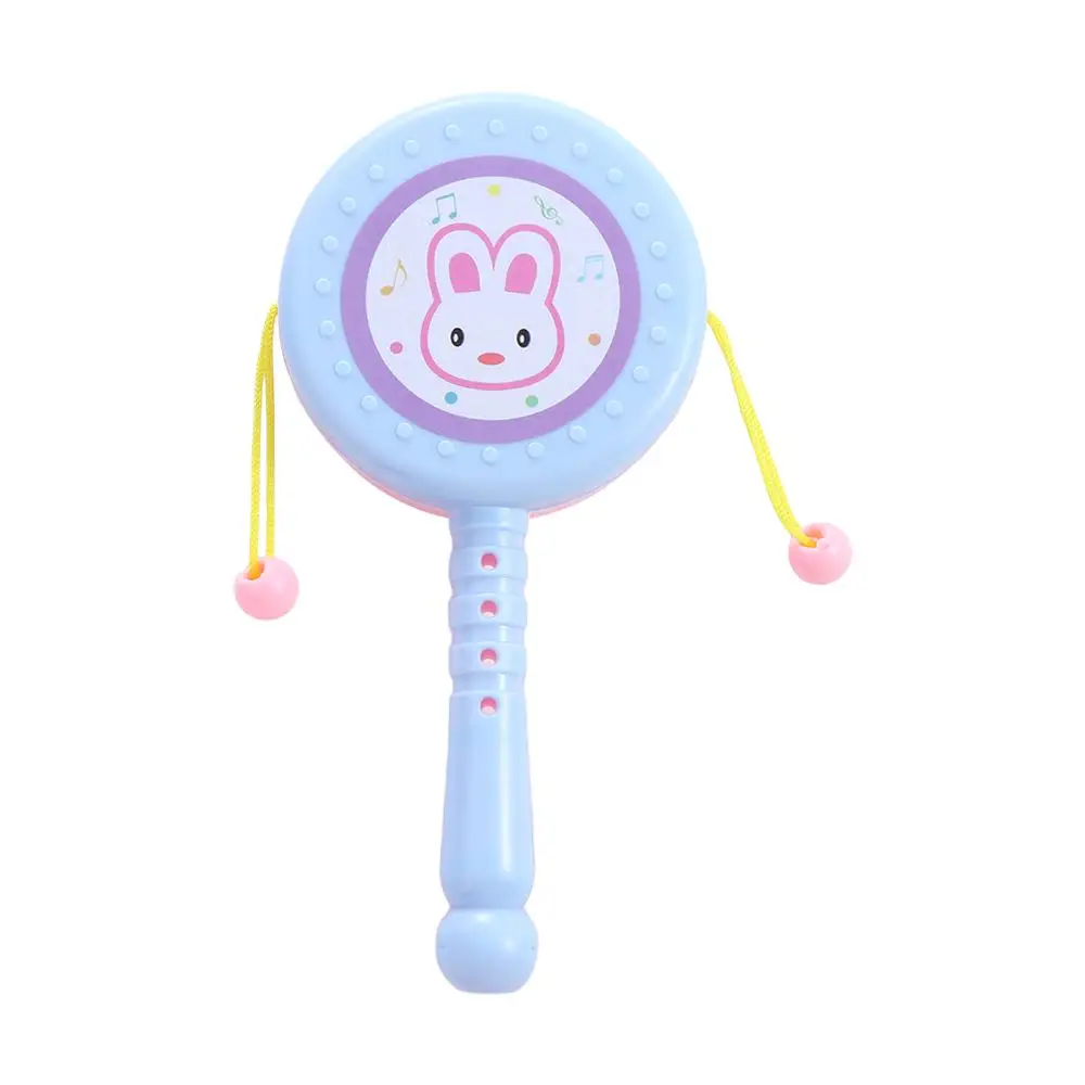 TingPerSCH-Hochet musical pour enfants, tambour musical, jouets musicaux, dessin animé, instruments de musique, cadeau de jour