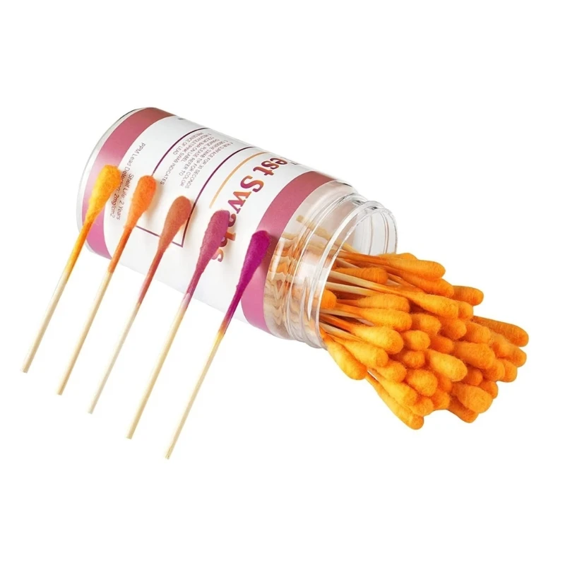 30 ชิ้น Rapid Home การทดสอบตะกั่ว Swabs การทดสอบตะกั่ว Swabs สำหรับทาสีจานโลหะ R9UF