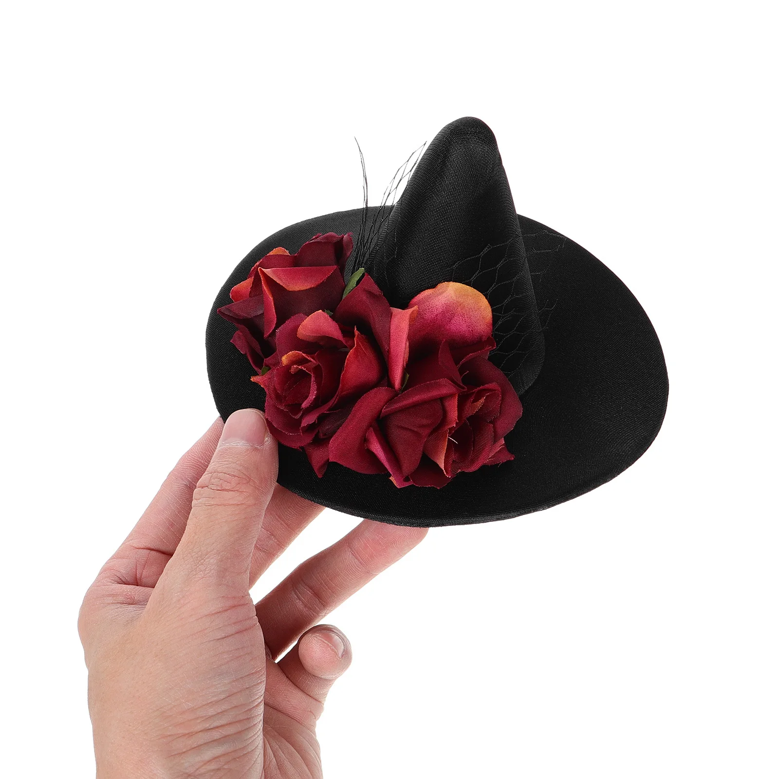 Witch Women Kids Lightweight Halloween Costume Masquerade Witch Hat Party Decor Masquerade Dance Hair Accessory Wizard Hat