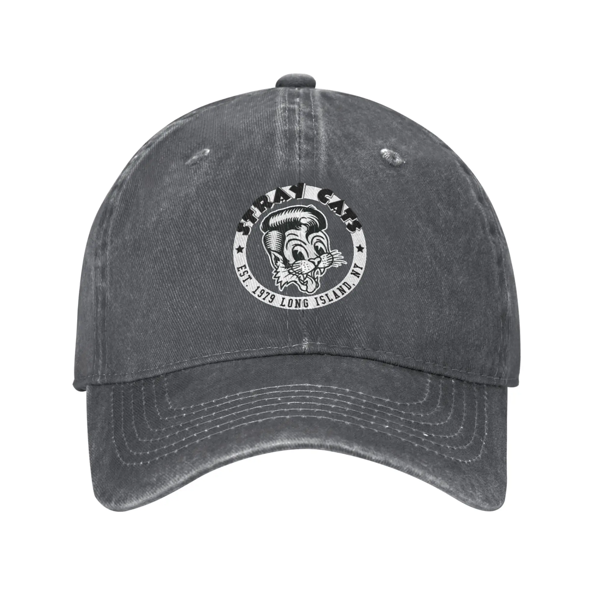 Fashion Stray Cats baseball cap  High-Quality Texture Caps