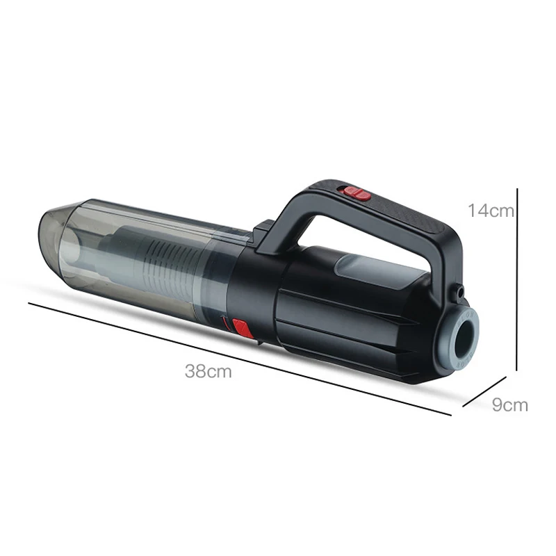 6000PA Multifunctional Car Vacuum Cleaner High-power Wireless Vacuum Cleaner with Lighting for Home and Car 12V