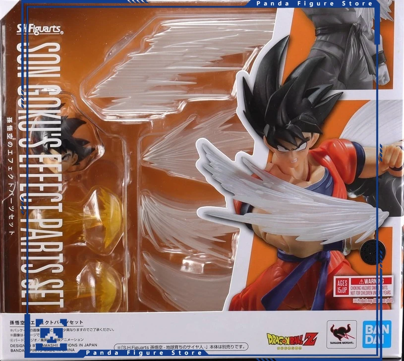 

In Stock Original Bandai S.H.Figuarts SHF Dragon Ball Z SON GOKU'S EFECTPARTS SET Action Figure Toys Collection Model Gift