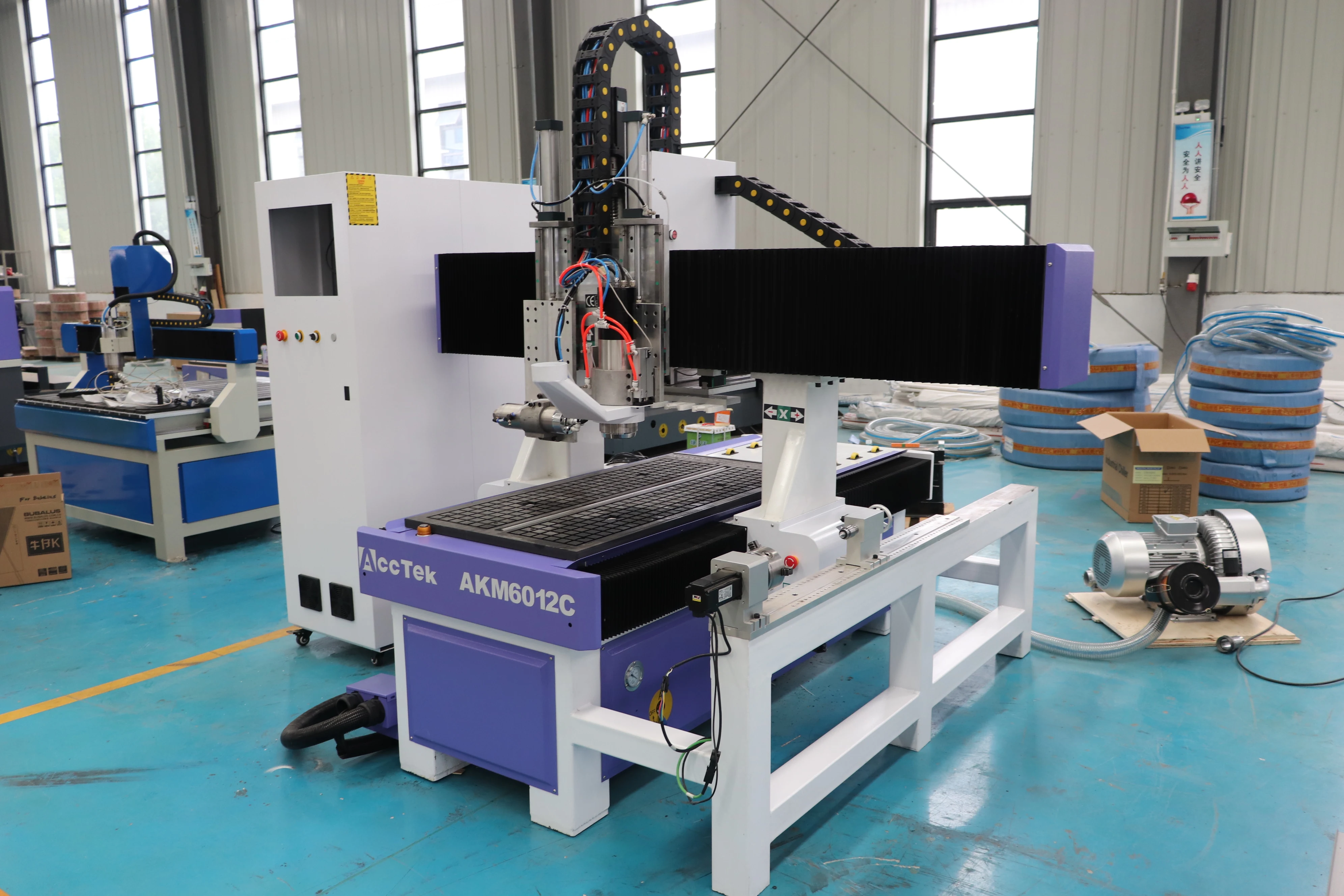

Desktop small CNC milling machine AccTek CNC Router AKM 6012 6090 wood MDF milling tool with 1.5KW HQD water cooling spindle