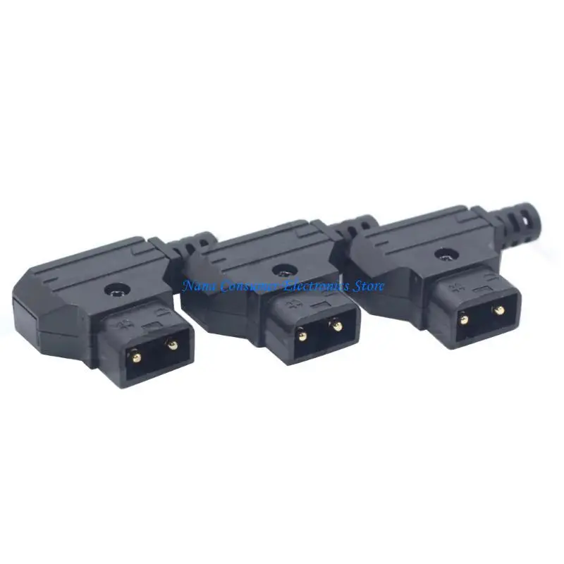 G7NE D-Tap DIY Plug Dtap 2 Pin Male Connector for Anton V-mount Battery Photography DSLR Camera Power Supply