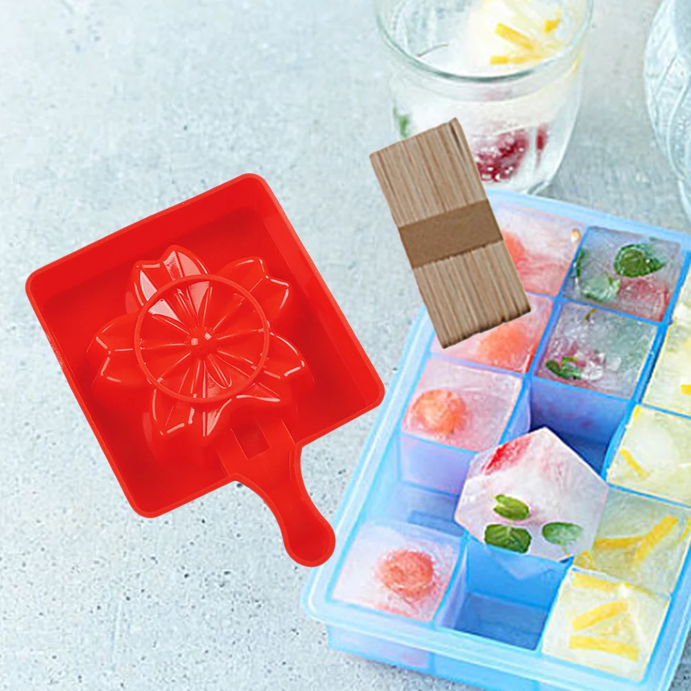 

20pcs Silicone Ice Cream Molds Food Grade Bpa Free Reusable Microwave Freezer Safe Snack Storage Ice Maker Tools For