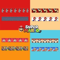 Anime Super Mario Bros Straight Ruler 20CM for School Supplies Student Stationery Drawing Rulers Kids Cute Cartoon Mario Ruler