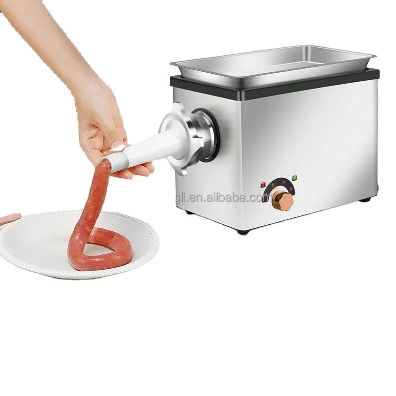 2025 Fully Automatic Desktop Plug-in Meat Grinder Small Enterprise Frozen Sausage Grinder