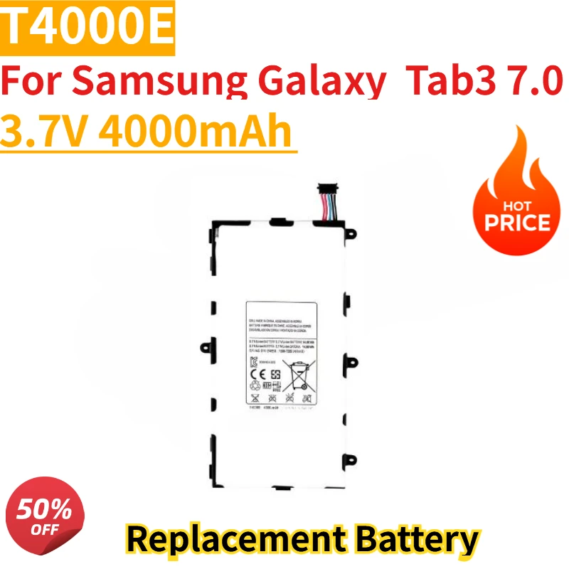 New Battery T4000E T4450E 4000mAh-4450mAh For Samsung Galaxy Tab3 T310 T315 Tab3 7.0