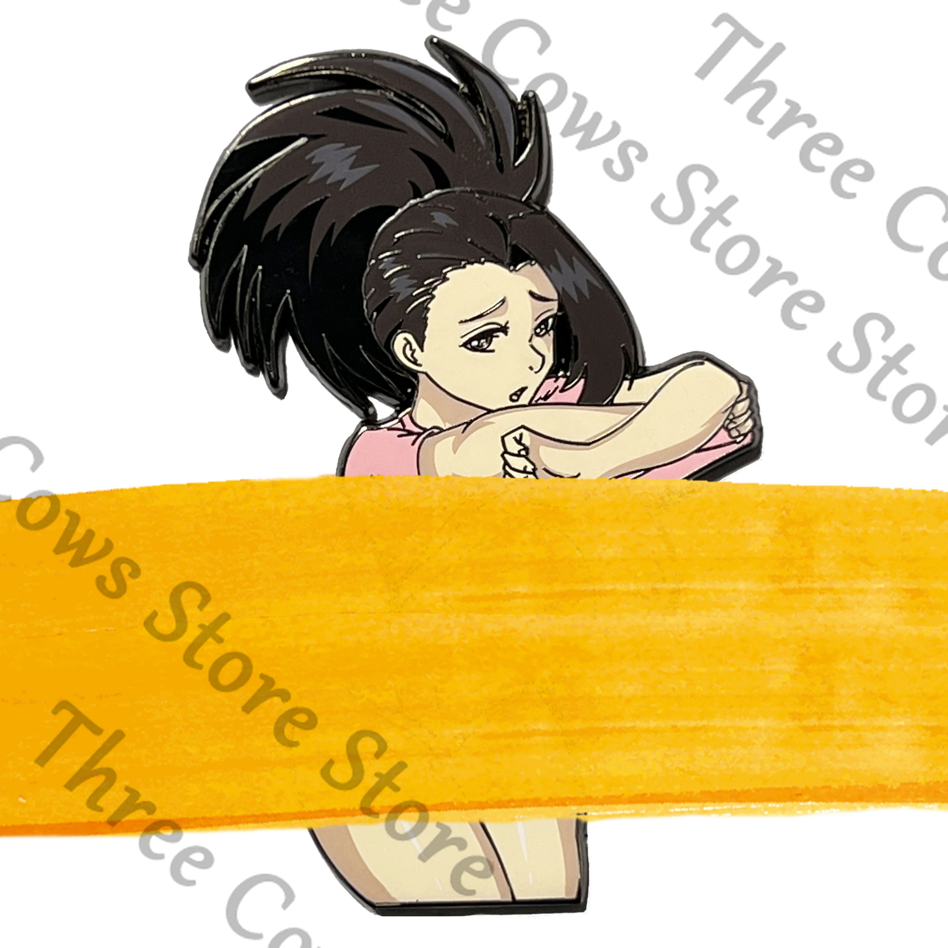 

Anime My Hero Academia YAOYOROZU MOMO Cosplay Cartoon Badge Ornament Metal Emblem Accessory Brooch Mascot Widget Ambitus Gift