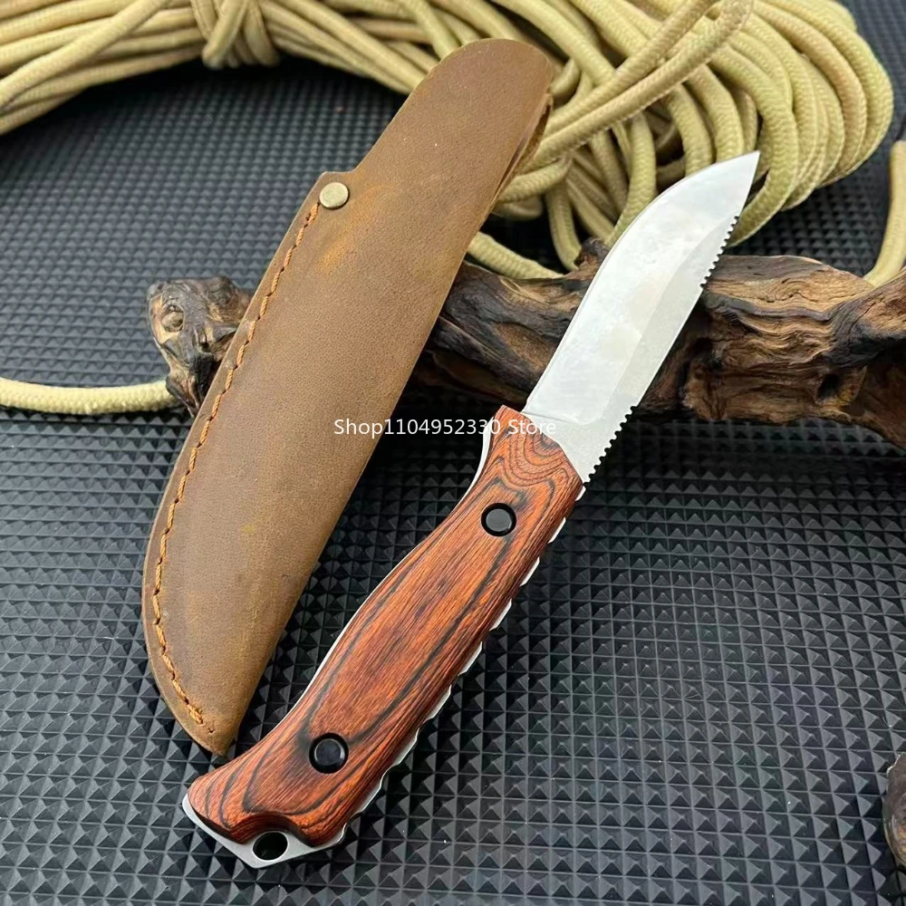 

Тактический открытый 15002, кемпинговый приключенческий EDC, многофункциональный прямой нож высокой твердости для пеших прогулок, спасательных и охотничьих ножей