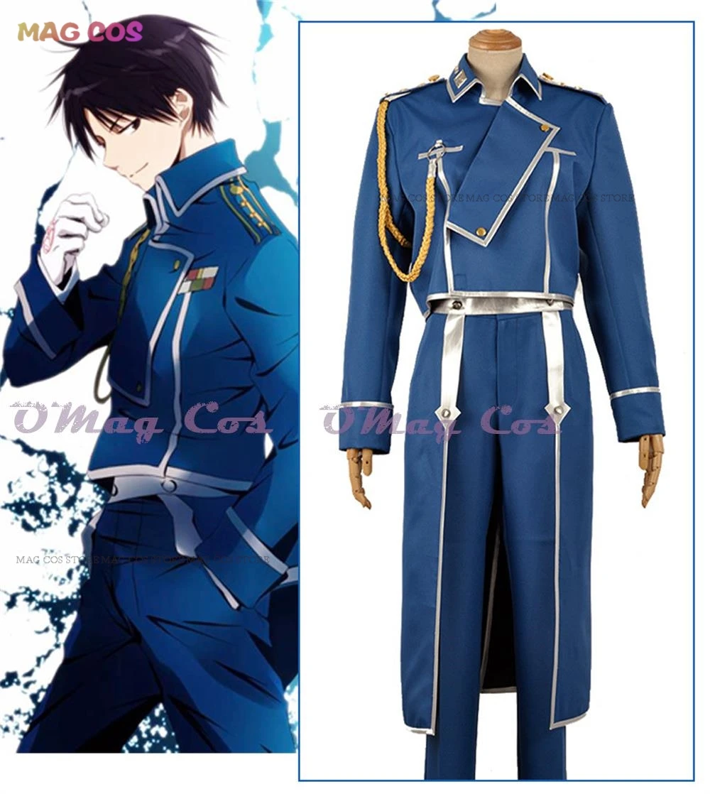 

Fullmetal Alchemist Cosplay Roy Mustang Cosplay Costume Fullmetal Alchemist Cosplay Costume Anime Clothes Wig Set