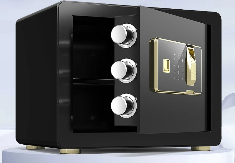 Safe Household Small Electronic Fingerprint Password Wall  Safe Deposit Box