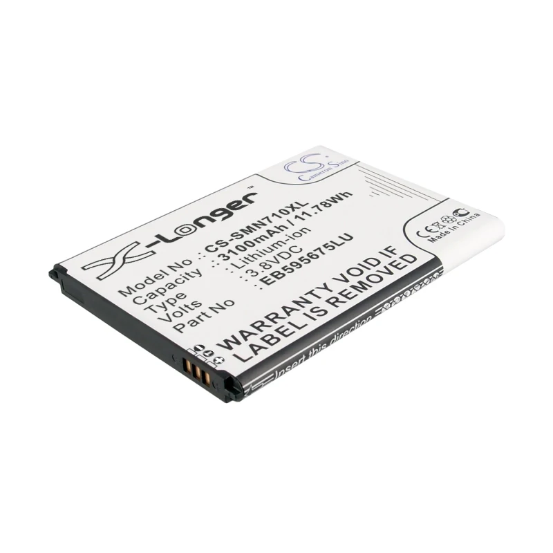 

Li-ion Mobile SmartPhone Battery for Samsung, Verizon, Sprint, 3.8V, 3100mAh, Compatible Models: SCH-I605, GT-N7100, Galaxy Note