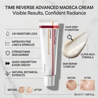 Crème hydratante longue durée coréenne Madeca, crème visage liftante violette, hydratation profonde, éclaircissante, soin de la peau léger 4