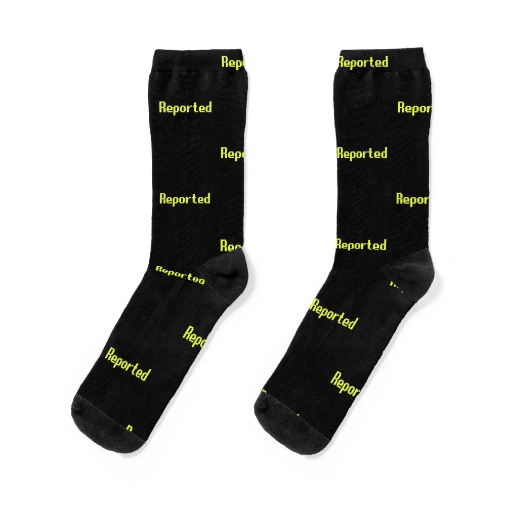

Runescape OSRS reported yellow text Socks luxury christmass gift winter gifts winter thermal Designer Man Socks Women's