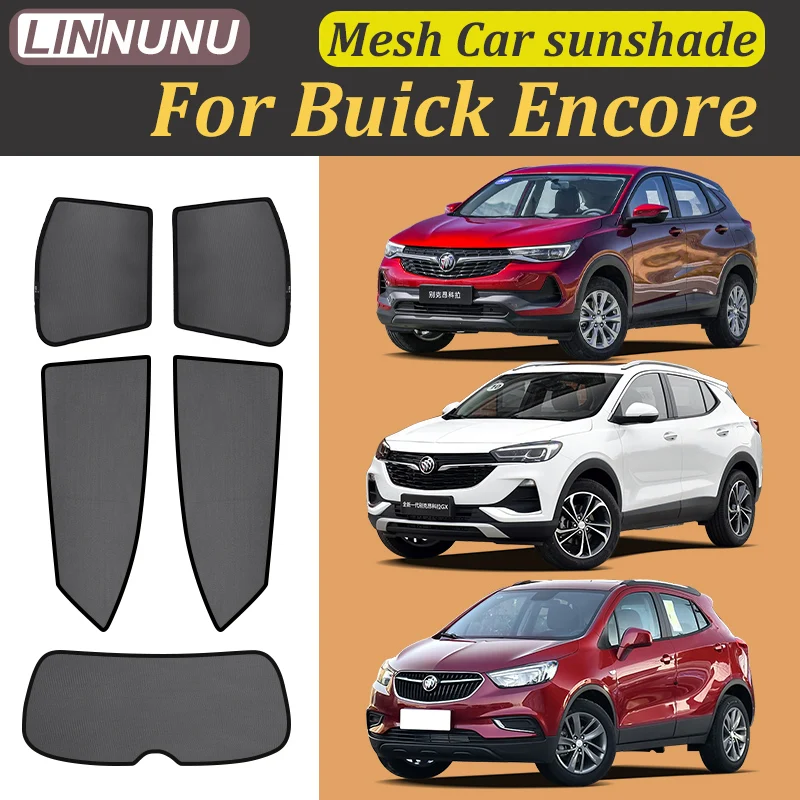 

LINNUNU Magnetic Car sunshade Curtain Side Window Mesh Summer Sun Shade UV Protection For Buick Encore GX accessories 2013-2025