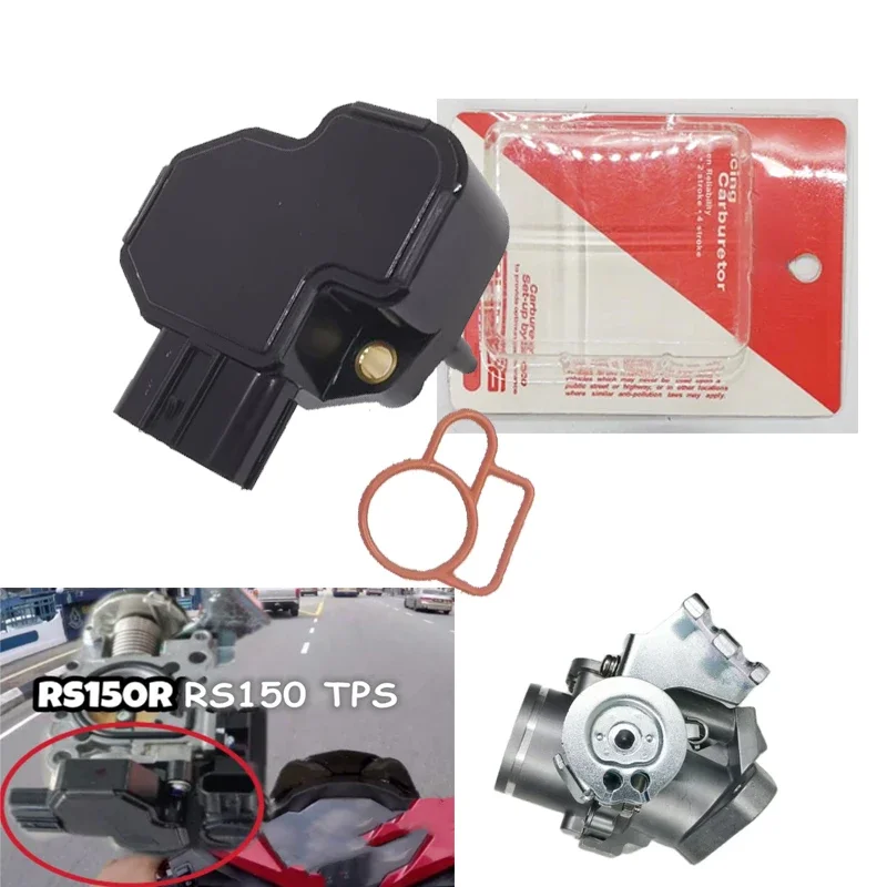 Tps para honda rs150 rs150r vencedor150 sonic150 titan 160 posição do acelerador da motocicleta corpo carburador corrida tps sensor