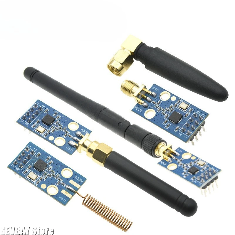CC1101 Wireless Module with SMA Antenna Wireless Transceiver Module 433MHZ