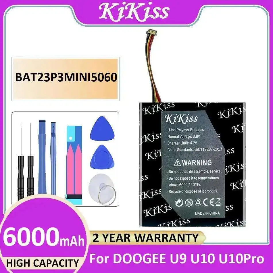 

For Doogee U9 U10 U10pro 6000Mah BAT23P3MINI5060 Premium Replacement Tablet Battery