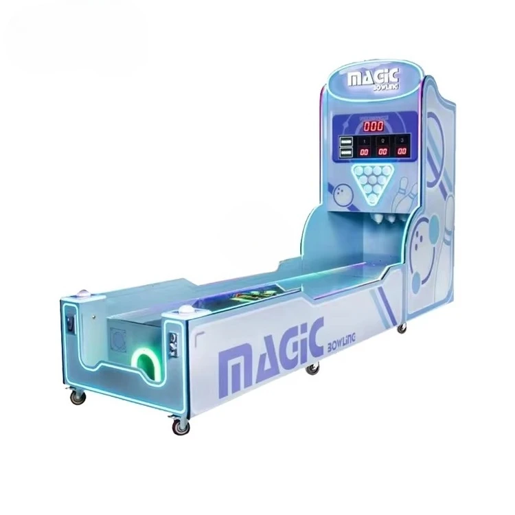 Recreation Center Bowling Alley Coin Operated Video Bowling Arcade Game Machine for Indoor Redemption Game