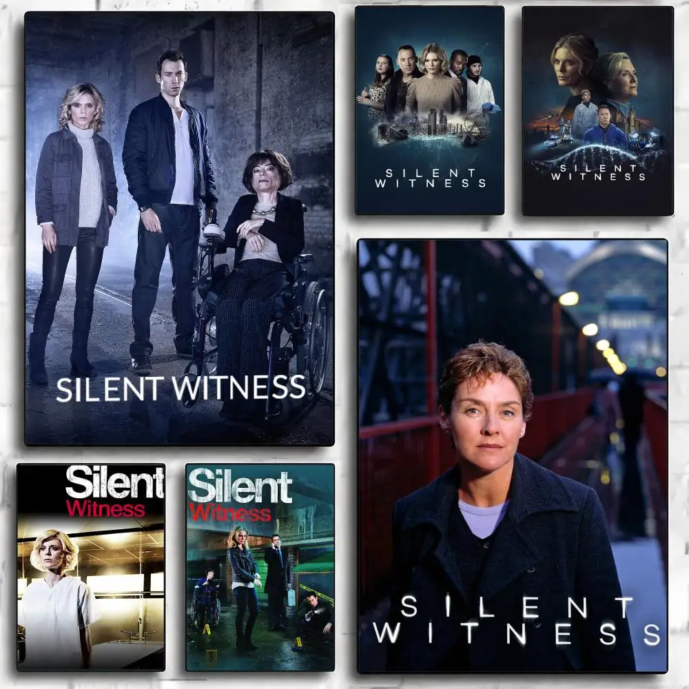 tv series S-Silent Witness-S Poster Minimalist Wall Sticker for Cafe Office Bar Home Decor and Gift