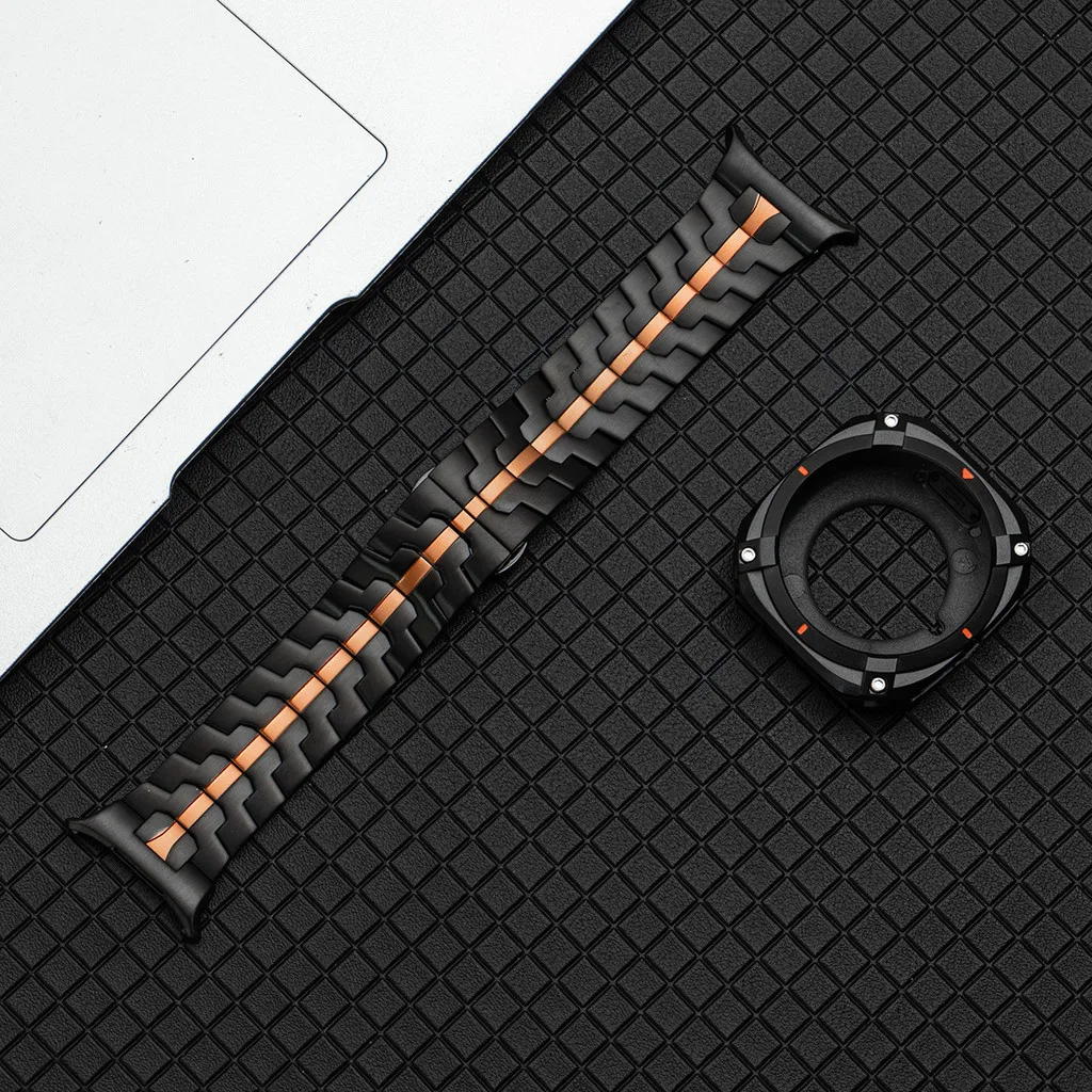 Stahlarmband+Gehäuse für Samsung Galaxy Watch Ultra 2025 47mm Legierungs-Bumper-Cover für Galaxy Watch 7Ultra 47mm Luxus-Herrenarmband Correa – Detail 11