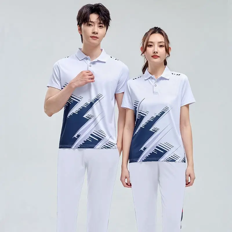 Conjunto Deportivo Unisex de Verano de Manga Corta para Parejas, para Ejercicio al Aire Libre, Gimnasio, Entrenamiento, Uniformes de Equipo