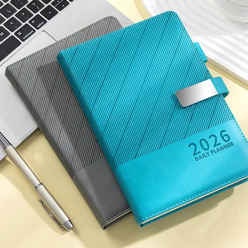 

Time Management 2026 Schedule Planner Notepad 365 Days Wear-resistant A5 English Daily Plan Notebook Efficiency To-do List