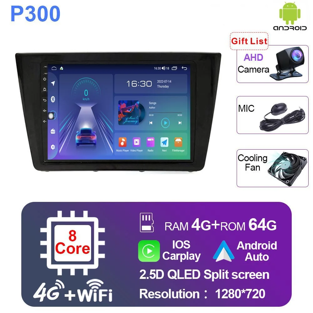 メディアプレーヤー付きカーラジオ,Android,Octa Core,GPS