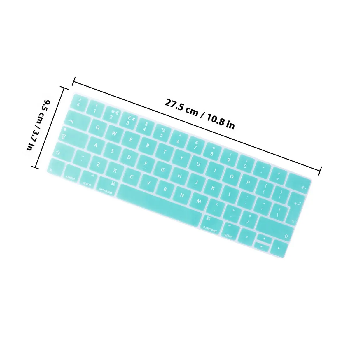 Keyboard Cover Protective Film for 13 15 Inch Soft Ultra Thin Silicone Dustproof Keyboard Skin Backlight Through Rainbow