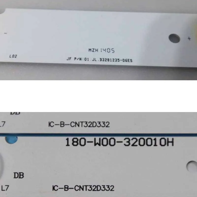 شرائط الإضاءة الخلفية LED لقضبان SKYTECH ST-3240 IC-B-CNT32D332 مساطر لـ TELEFUNKEN TF-LED32S6 JF P/N:01.JL.D3281235-06ES