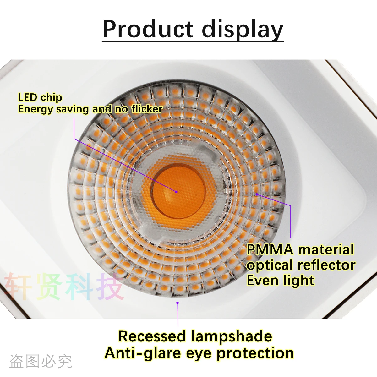 Luz LED de techo montada en superficie cuadrada, foco giratorio y plegable, COB, negro, blanco, 110V, 220V, Red de abejas, regulable