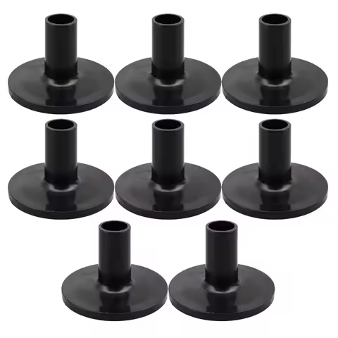 8pcs Cymbal Sleeves Set With Flange Base For Drum Stand Instruments Practical Portable Percussion Durable Wear Resistant