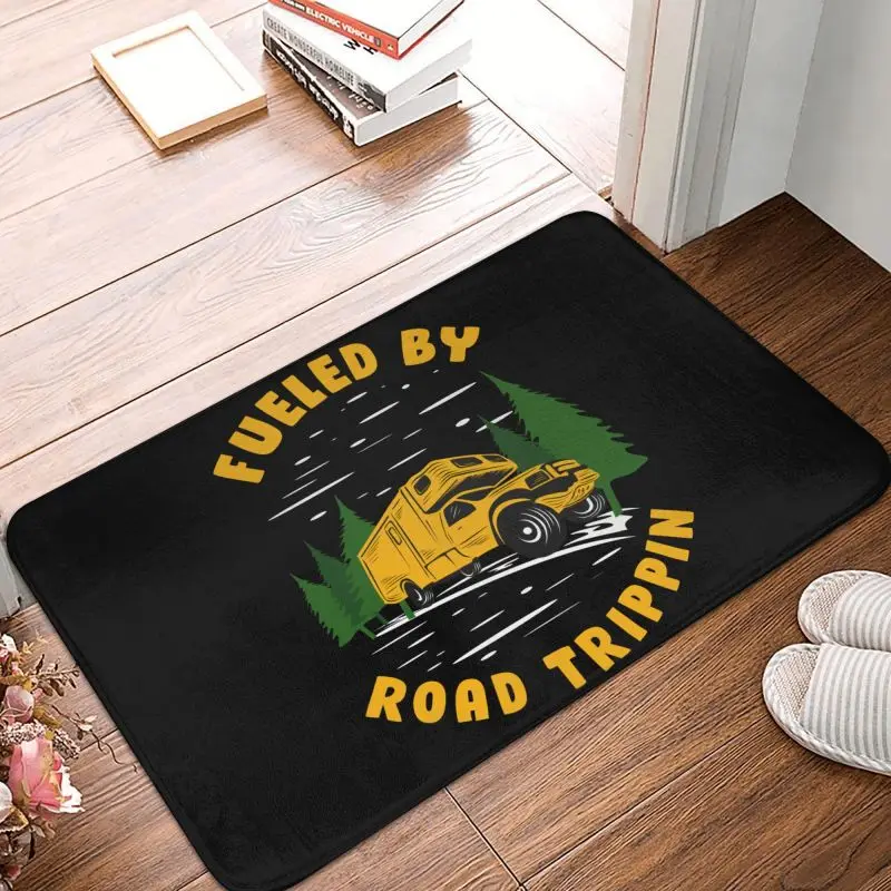 RV Camper Van Motorhome Caravan Doormat Anti-Slip Entrance Kitchen Bath Door Floor Mat Adventure Travel Car Garage Rug Carpet