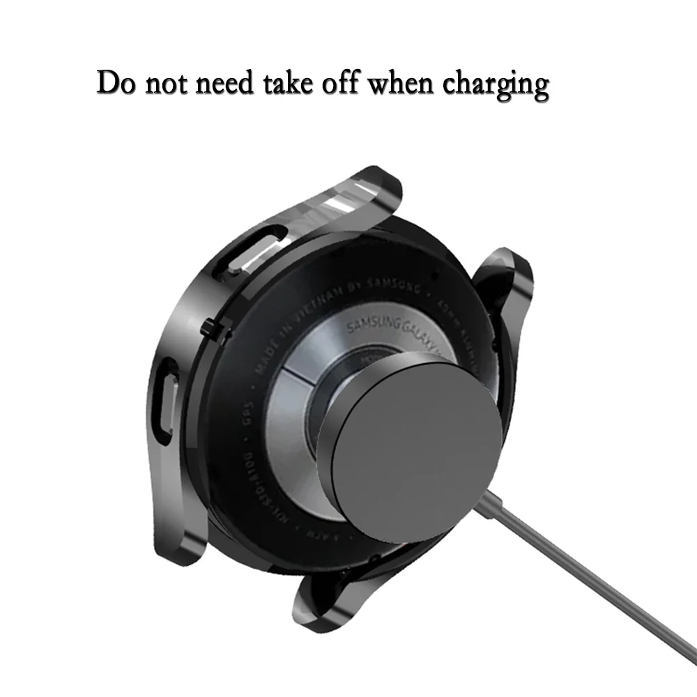 For Samsung Galaxy Watch 4 40mm/44mm Watch Case Soft TPU Cover Protector Shell With Protector Durable Screen Protection