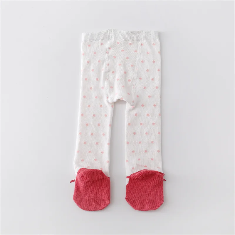 Collants en coton imprimé pour bébé fille, collants pour nouveau-né, collants décontractés pour tout-petits, 0-12M, 4 paires/lot