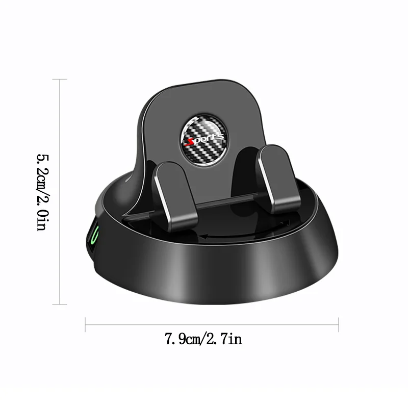Car dashboard phone holder parking number plate universal 360 ° rotatable phone holder suitable for various dashboard central co