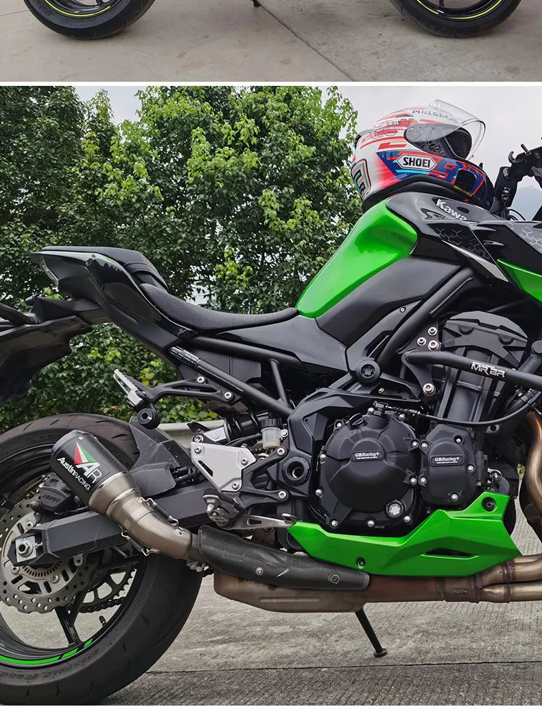 

Suitable for Kawasaki Kawasaki Z900 Exhaust Pipe Heat Shield Anti-scalding Cover Carbon Fiber 17-24 Years European Version