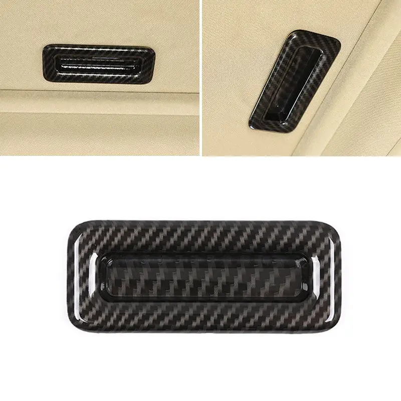 For BMW 1 3 Series E87 E90 E91 E92 E93 ABS Carbon Fiber Texture Car Interior Sunroof Switch Frame Handle Cover Protective Trim