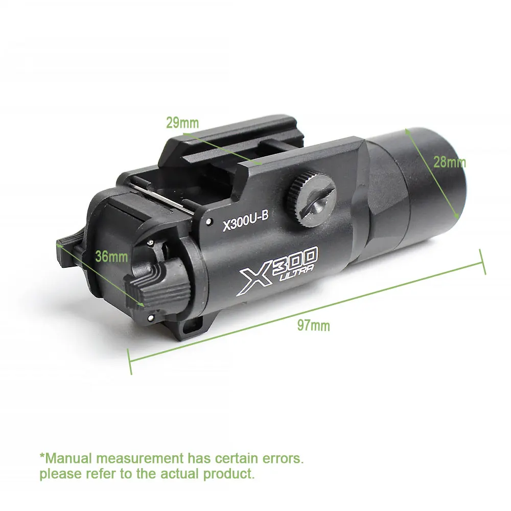 Imagem -02 - Sotac Engrenagem Lanterna Tática X300ub X300u b X300ub para a Caça 20 mm