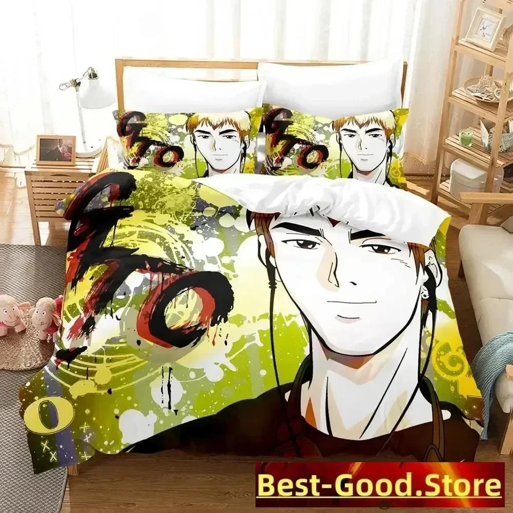 2023 Great Teacher Onizuka GTO Bedding Set Printed Bed Set With Pillowcase Duvet Cover Soft Single Double Queen Super King Size