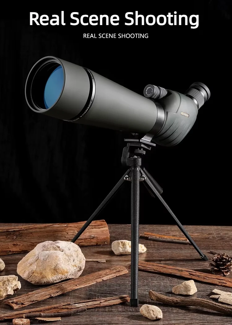 CAOX 20-60x80 Vogelbeobachtungsfernglas Hochleistungs-HD-Monokular-Teleskop für Outdoor-Zielbeobachtung und Live-Streaming – Detail 12