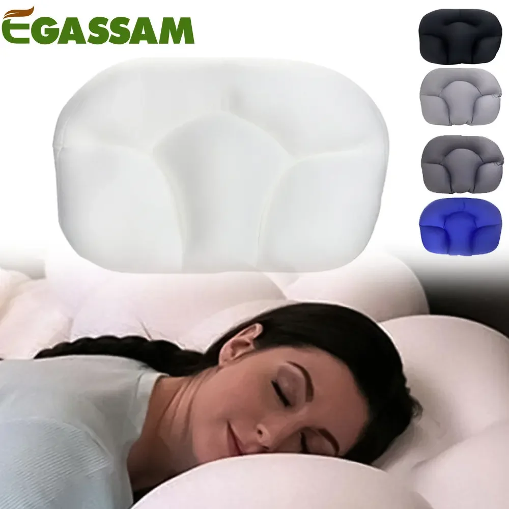 1Pcs New Body Massager All-round Sleep Pillow Neck Massager Sleeping Memory Foam Shaped Head Massage Cushion Head Massager