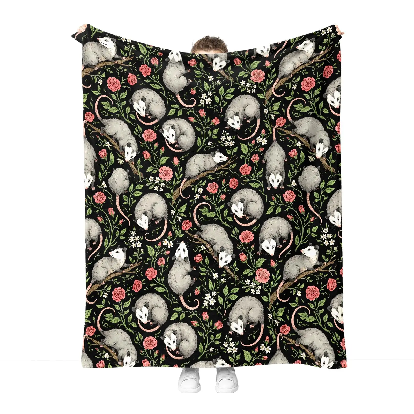 Office Nap Blanket Soft Warm Bedspread Printed Sofa Blanket For Bed Couch Travel Air Conditioning Decorative Blanket