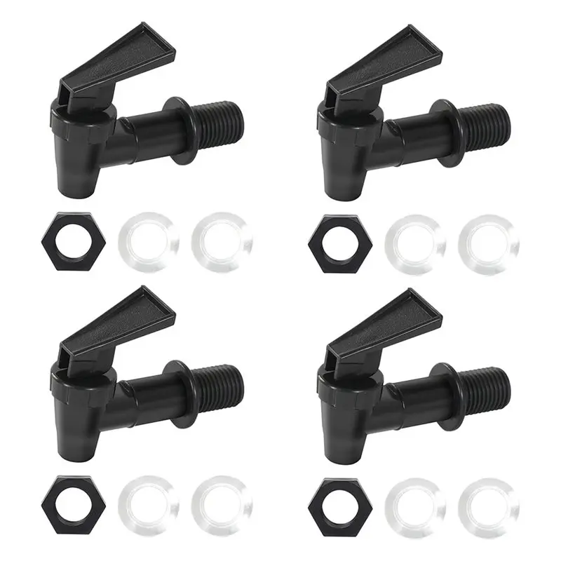 ALIM-For Various Uses Suitable Faucet Set 4 Sets Leak-Proof Beverage Machine Includes Washer And Nut, Water Buckets