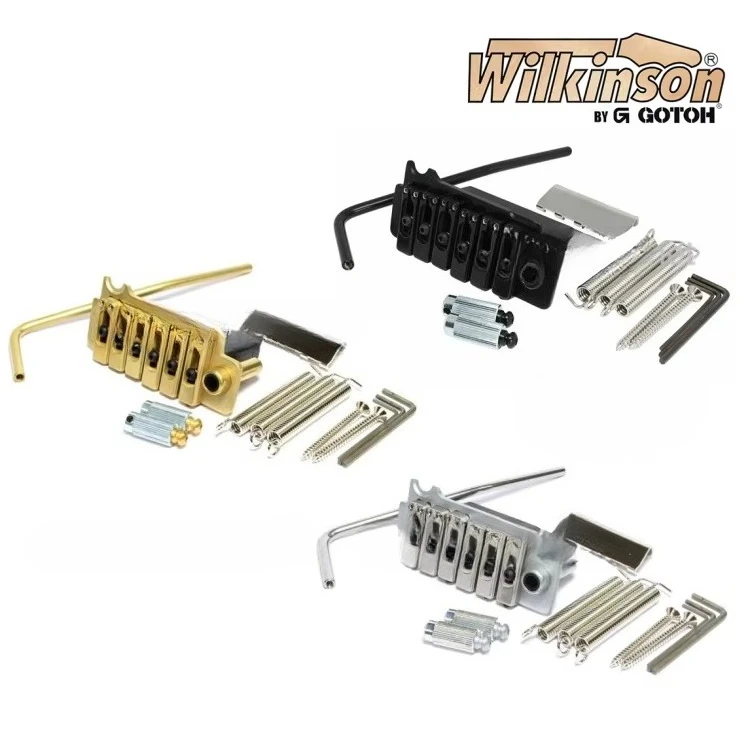 

Система тремоло Gotoh Wilkinson VS100 2-точечная, без фиксации, с 2 шарнирами, малая, с двойной блокировкой, для электрогитары ST Strat