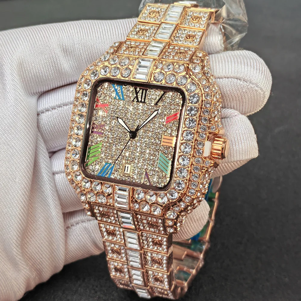 ساعة رجالية مرصعة بالألماس بال - مراجعة Jewelry Watches Brands وسعره