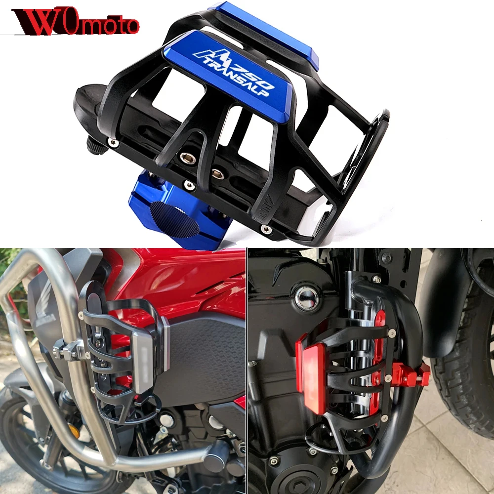 

For HONDA XL750 XL 750 TRANSALP 750 2023 2024+ Motorbike Beverage Water Bottle Cage Drink Cup Holder Stand Mount Accessories