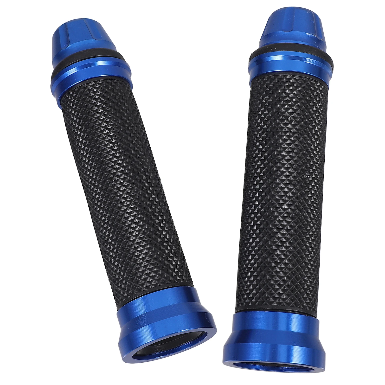 

Blue Throttle Grips Non Slip Durable Replacement Motorcycle H lebars H Cycling Universal Bike Fits